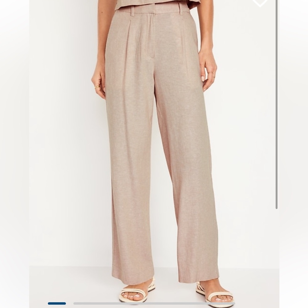 Old navy high-waisted wide-leg pants